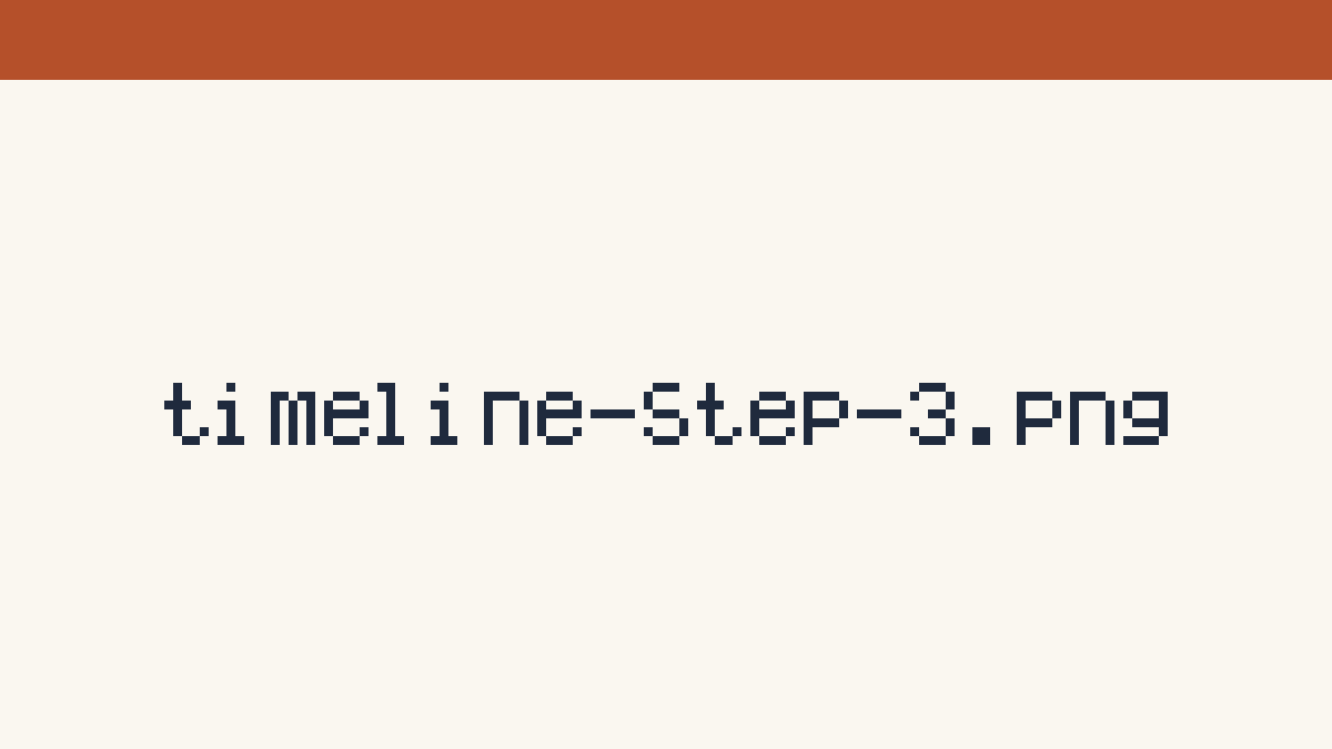 Create New Timeline 窗口